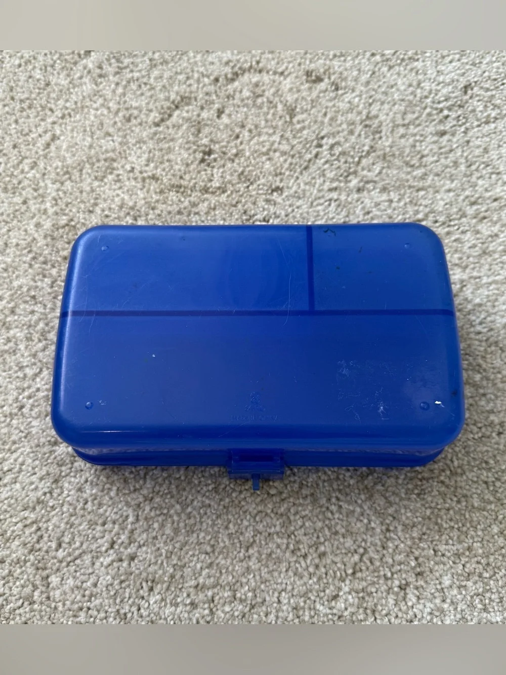 Vintage 1997 Sanrio Pekkle Plastic Pencil Box Storage Organizer